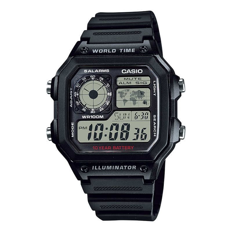Reloj Hora Mundial Royale AE-1200WH